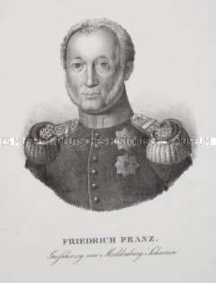 Porträt von Friedrich Franz I. Großherzog von Mecklenburg-Schwerin