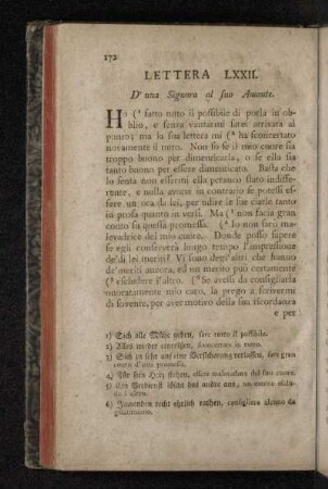 Lettera LXXII.