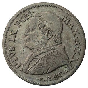 Fundmünze, 10 Soldi, 1867