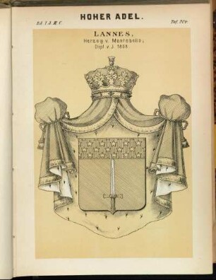 Taf. 204. Lannes, Herzog v. Montebello; Dipl. v. L. 1808.