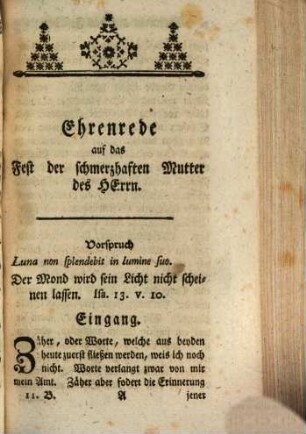 Sammlung auserlesener Kanzelreden über die vornehmsten Gegenstände in der Kirche. 11. 1780