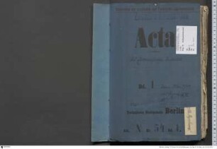 Organisation und Verwaltung des Elektrotechnischen Instituts mit Laboratorium für Hochspannung