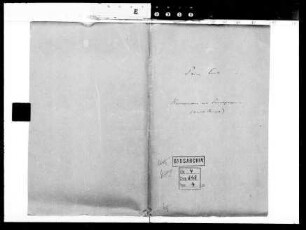 . Korrespondenz des Prinzen Emil mit Privatpersonen: Korrespondenzen des Prinzen Emil mit Privatpersonen, Buchstaben A - Z, zumeist Konzepte
