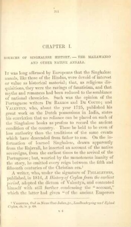 Chapter I. Sources of Singhalese history ...
