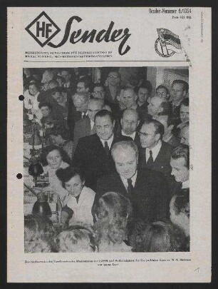 Betriebszeitung 'WF-Sender', Nr.6/1954 (6. März 1954)
