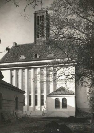 Dresden-Neustadt, Bautzner Straße. Kirche des Diakonissenkrankenhauses
