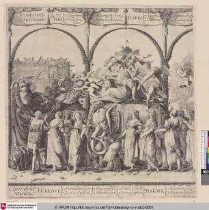 [Der Einzug des Willem van Oranje-Nassau; Triumphal entry of Willem I of Orange]