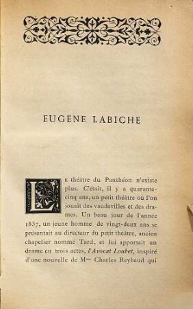 Eugène Labiche : Par Jules Claretie