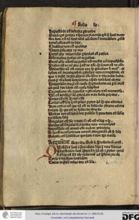 Sequuntur autoritates secundi libri posteriorum Arestotelis.