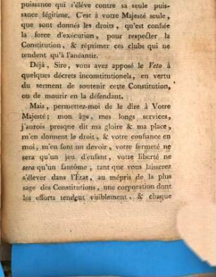 Lettre de M. Luckner, maréchal de France, au roi