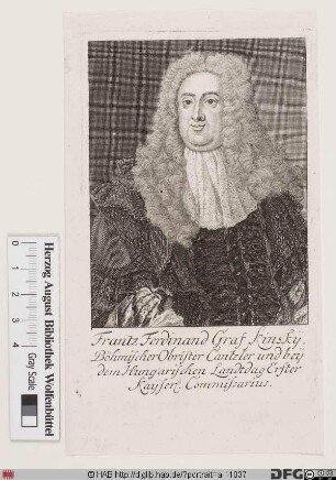 Bildnis Franz Ferdinand Graf Kinsky (von Chinitz u. Tettau)