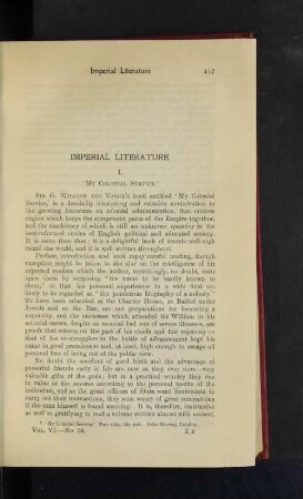 Imperial Literature.