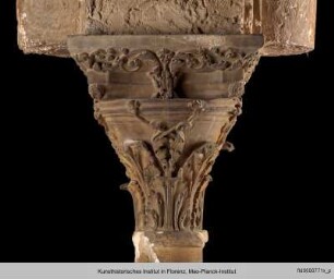 Kapitell mit floralen Ornamenten - S9Sh58