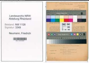 Entnazifizierung Friedrich Neumann , geb. 10.05.1893 (Polizist)