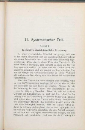 II. Systematischer Teil.