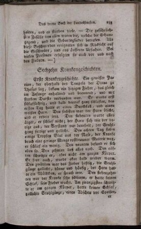 Sechzehn Krankengeschichten.