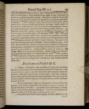 Porismata ex Versu I. - Porismata ex Versu XXVII.