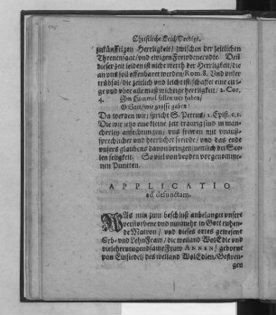 Applicatio ad defunctam.