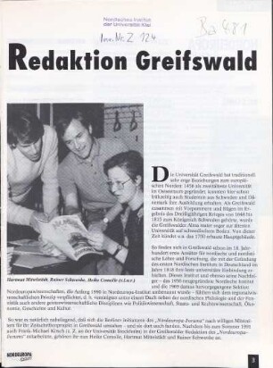 Redaktion Greifswald