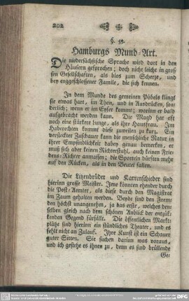 §. 53. Hamburgs Mund-Art