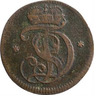 Münze, Pfennig, 1718