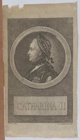 Bildnis der Catharina II., Zarin von Russland