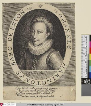 Iohannes Haringtonus Baro de Exton