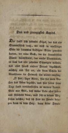 Drei und zwanzigstes Kapitel