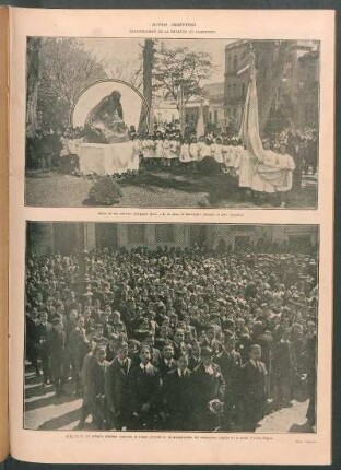Inauguración de la estatua de Sarmiento [Fotografías]