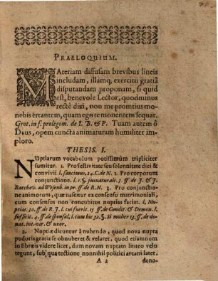 Disputatio Iuridica De Nuptiis