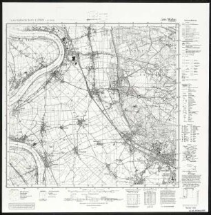 Meßtischblatt 5108 : Wahn im Rheinland, 1948 : Wahn im Rheinland. - Aufn. 1893, hrsg. 1895, bericht. 1938, Ausg. 1940. - 1:25000. - Bad Godesberg : HVA, [19]48. - 1 Kt.