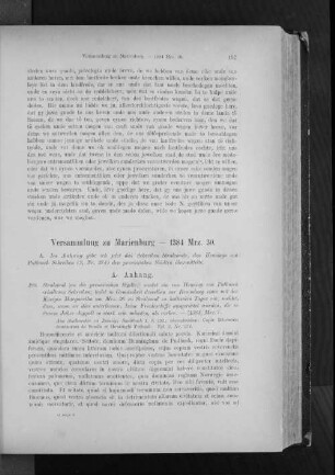 Versammlung zu Marienburg. - 1384 Mrz. 30.
