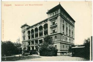 Zoppot. Sanatorium und Wasserheilanstalt