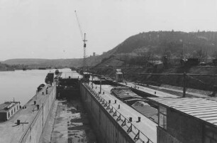 Baustelle 2. Schleuse Gundelsheim/Neckar