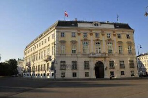 Bundeskanzleramt in Wien : Das Bundeskanzleramt steht am Ballhausplatz. Aufgenommen in Wien am 1. September 2009