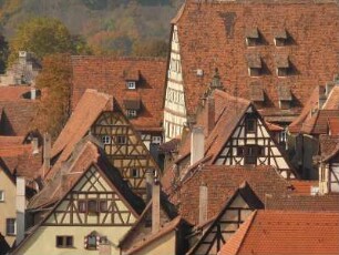 Altstadtdächer, Blick vom Röderturm