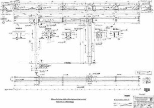 Kirchheim (Teck): Bahnsteigüberdachung Stützen und Riegel B u. C2 u. Zwischenträger