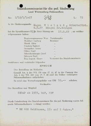 Wieland, Eugen