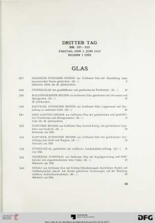 Glas (Nr. 337-372)