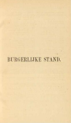 Burgerlijke stand