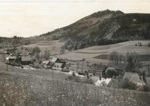 Waltersdorf, OT von Großschönau, oberer Ortsteil mit Lausche