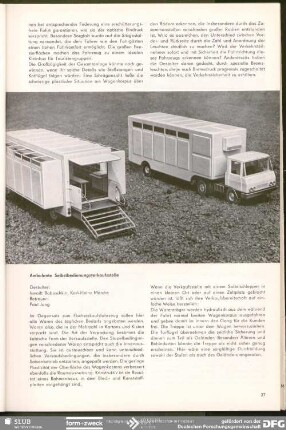 Ambulante Selbstbedienungsverkaufsstelle : Verkehrsmittel/Produktideen