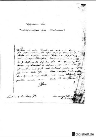 2: Brief von Gottlob Wilhelm Burmann an Matthias Leberecht Caspar Gleim