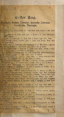 Katalog. [10.] 1880, 8. Nov.