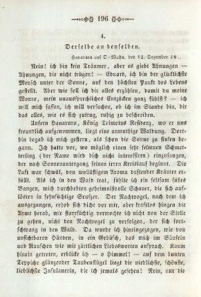 4. Derselbe an denselben