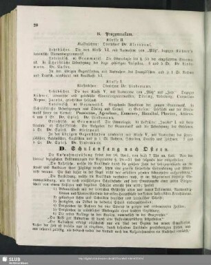D. Schulanfang nach Ostern