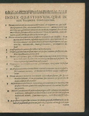 Index Quaestionum