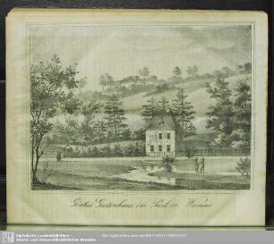 Göthes Gartenhaus im Park zu Weimar