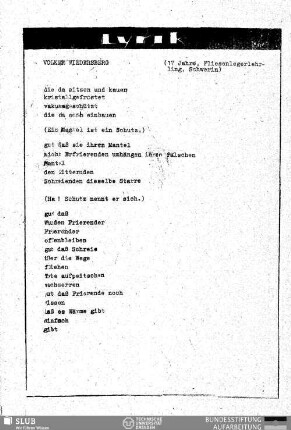 [Gedichte, Gedanken]