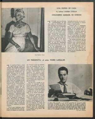 Un periodista: El señor Pedro Larralde : ¿Que votará usted?